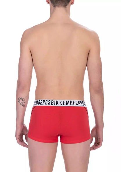 Bikkembergs Rote Baumwolle Männer Trunk