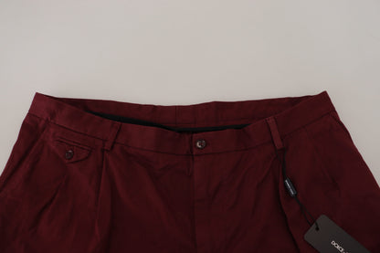 Dolce & Gabbana Kastanienbraune Bermudas aus Baumwolle Casual Shorts
