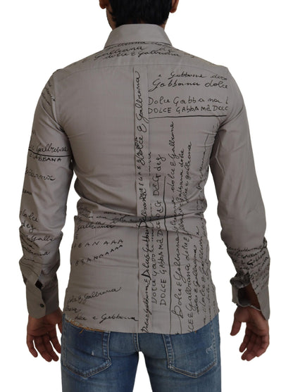 Dolce &amp; Gabbana Elegant Slim Fit Cotton Shirt
