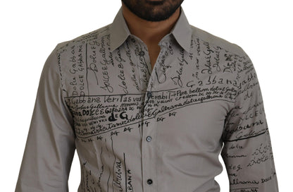 Dolce &amp; Gabbana Elegant Slim Fit Cotton Shirt