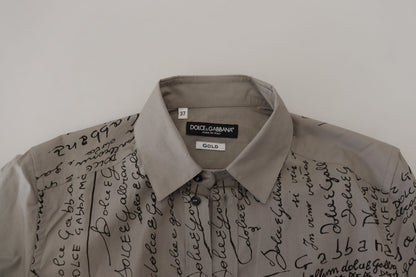 Dolce &amp; Gabbana Elegant Slim Fit Cotton Shirt