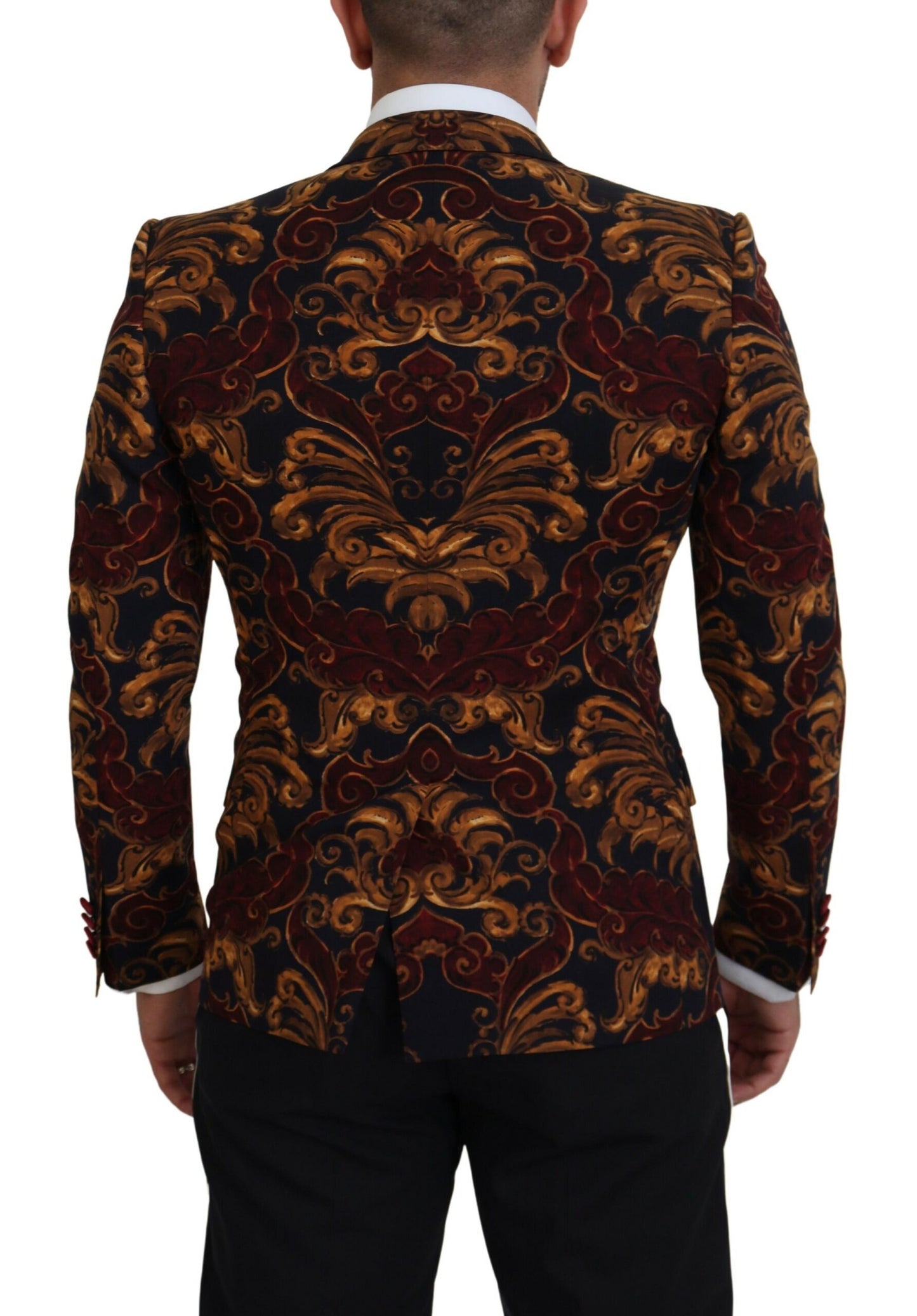 Dolce & Gabbana Multicolor Floral Einreihiger Martini-Blazer