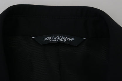 Dolce & Gabbana Schwarzer schmal geschnittener Martini-Blazer