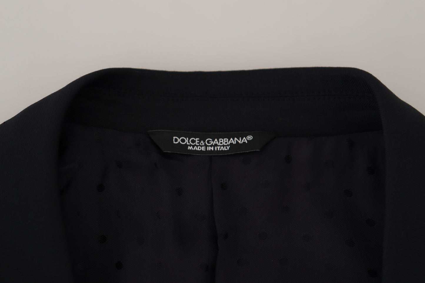 Dolce & Gabbana Dunkelblauer formeller Sicilia Blazer aus Wolle