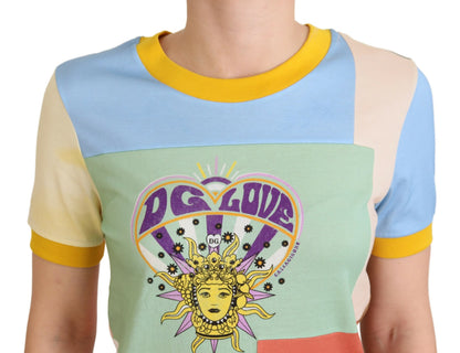 Dolce & Gabbana Multicolor Baumwolle DG Love Patchwork