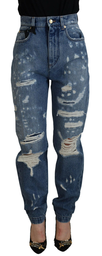Dolce &amp; Gabbana Elegant High Waist Skinny Jeans