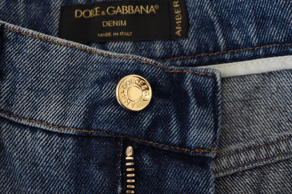 Dolce &amp; Gabbana Elegant High Waist Skinny Jeans