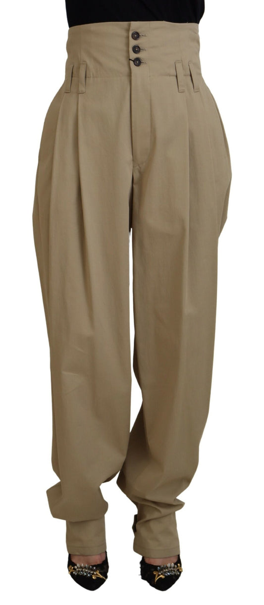 Dolce &amp; Gabbana Elegant tapered high-waisted trousers