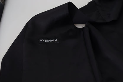 Dolce & Gabbana Schwarze Schurwollweste Formelle Weste