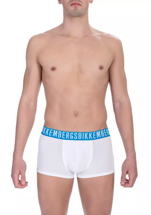 Bikkembergs Weiße Baumwolle Herrenkoffer