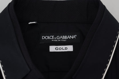 Dolce &amp; Gabbana Elegant Slim Fit Tuxedo Shirt