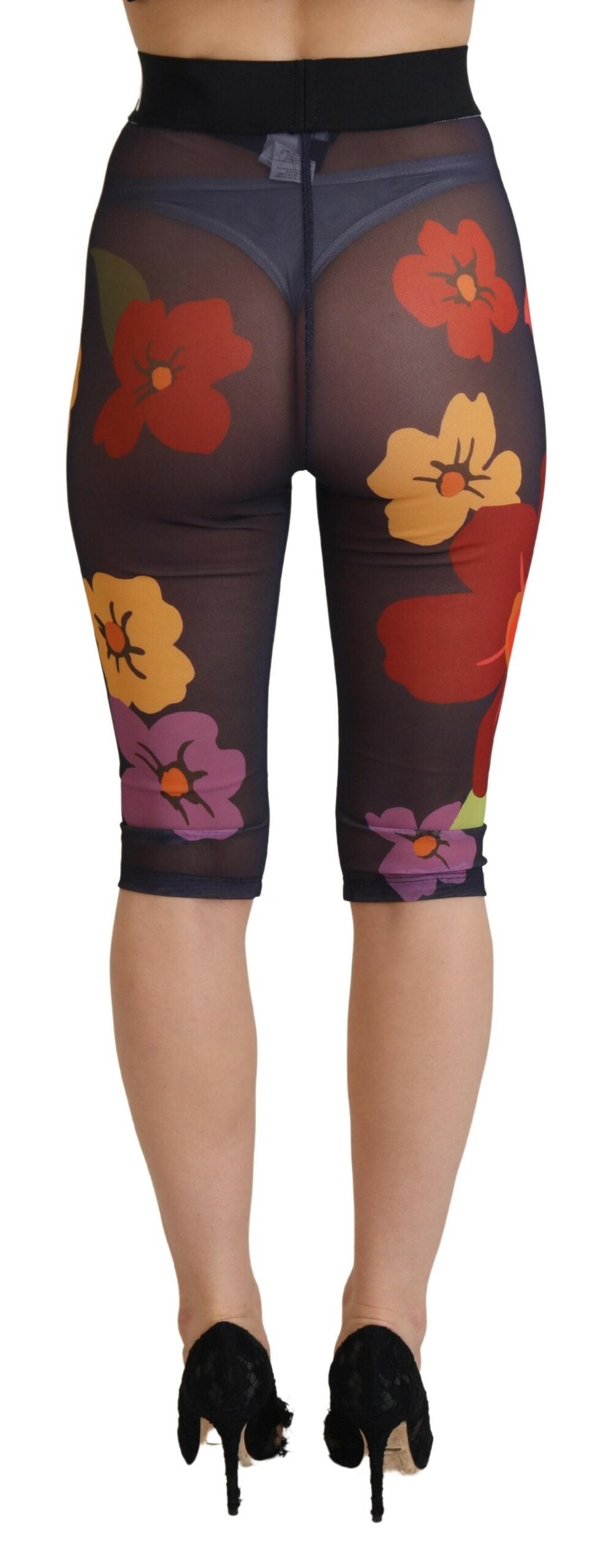 Dolce &amp; Gabbana Elegant floral high waist leggings