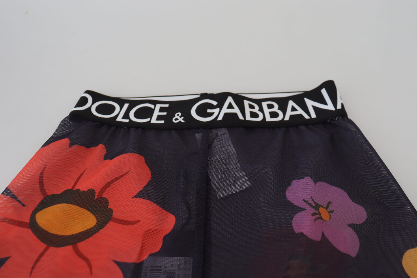 Dolce &amp; Gabbana Elegant floral high waist leggings