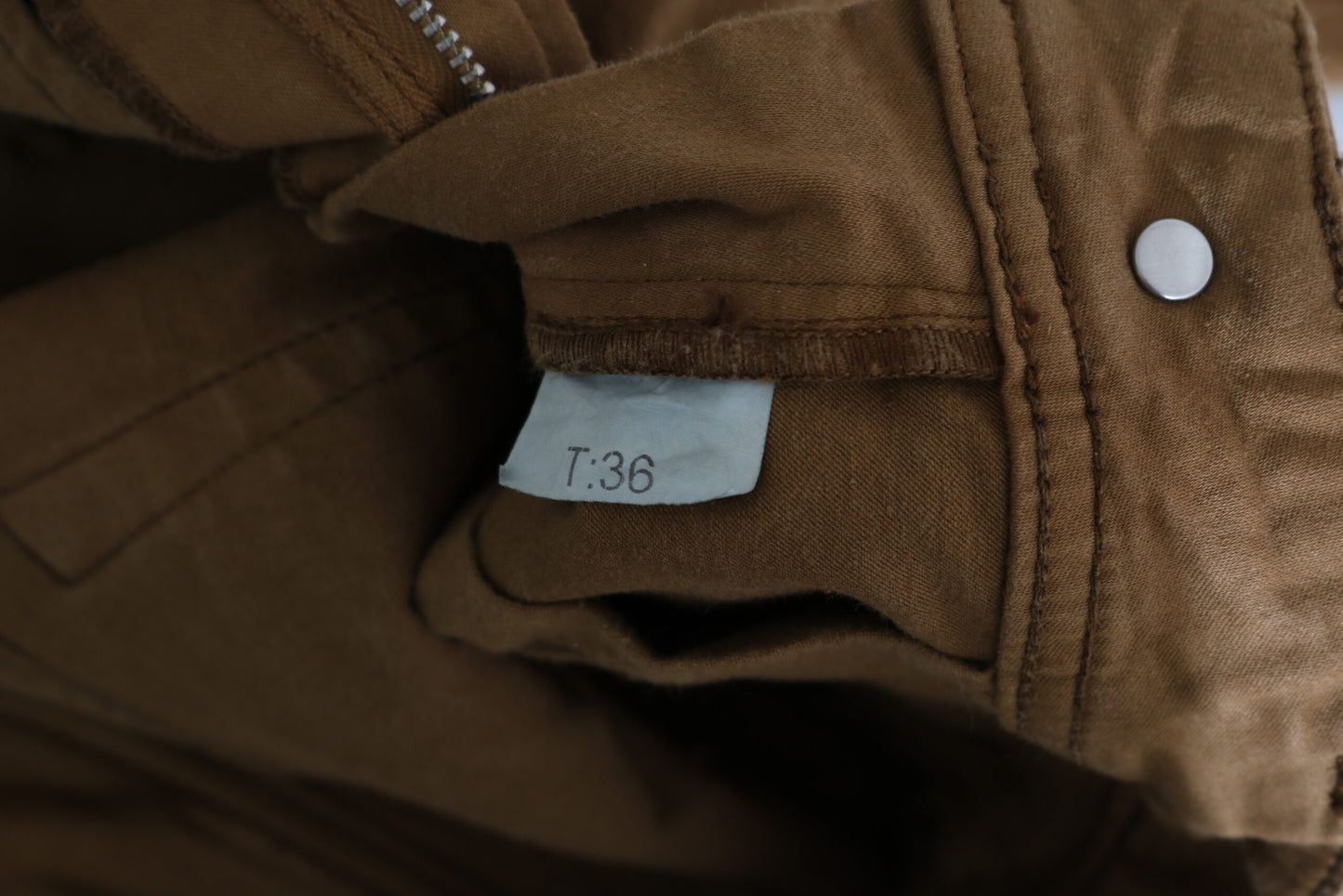 PLEIN SUD Chic mid-waist cotton skinny pants