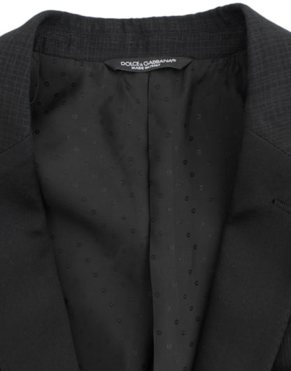 Dolce & Gabbana Schmaler schwarzer Wollblazer von MARTINI