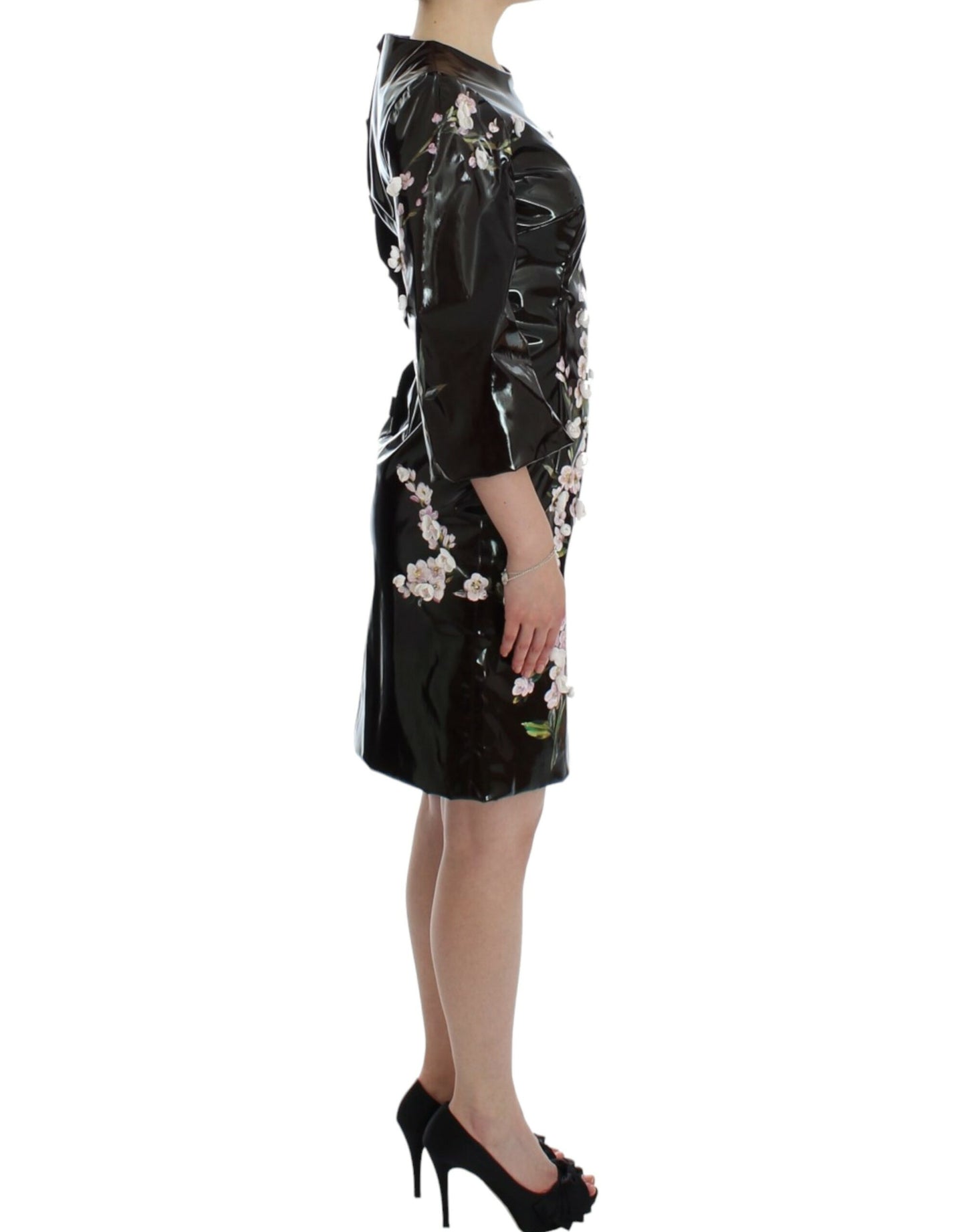 Dolce &amp; Gabbana Elegant Floral Sheath Dress Cocktail Dress