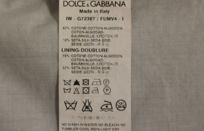 Dolce & Gabbana Beige Seidenmischung Kleid Formelle Weste Gilet