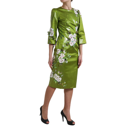 Dolce &amp; Gabbana Floral Elegance midi sheath dress