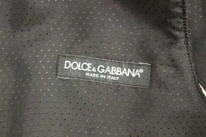 Dolce & Gabbana Graue Wollmischung Weste Gilet Weste