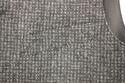 Dolce & Gabbana Graue Wollmischung Weste Gilet Weste