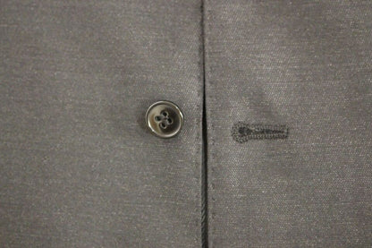 Dolce & Gabbana Graues Woll-Seiden-Kleid Weste Gilet