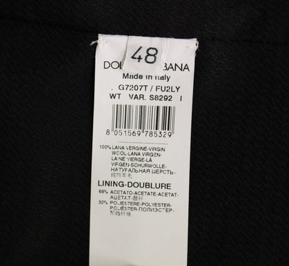 Dolce & Gabbana Graue Wolle Formal Dress Vest Gilet Weste