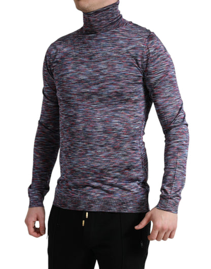 Dolce & Gabbana Blaulila Rollkragenpullover Pullover