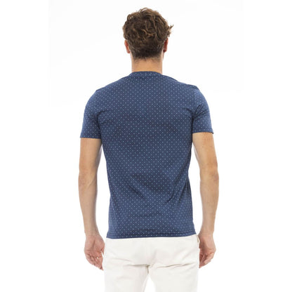 Baldinini Trend Blau Baumwolle Männer T-Shirt