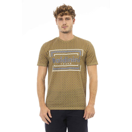 Baldinini Trend Graues Baumwolle Männer T-Shirt