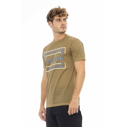 Baldinini Trend Graues Baumwolle Männer T-Shirt