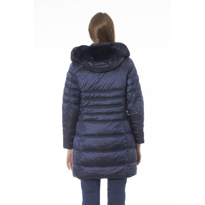 Baldinini Trend Hellblaue Polyester Damen Jacke
