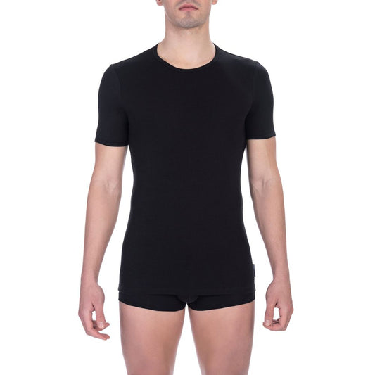Bikkembergs Schwarzes Baumwolle Männer T-Shirt