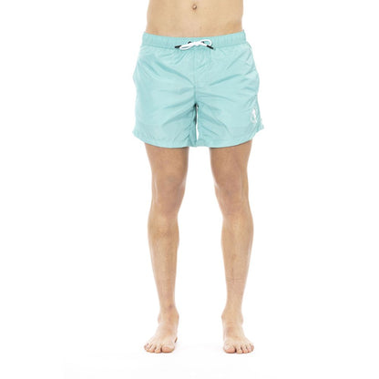 Bikkembergs Hellblaue Polyester Herren-Badeshorts