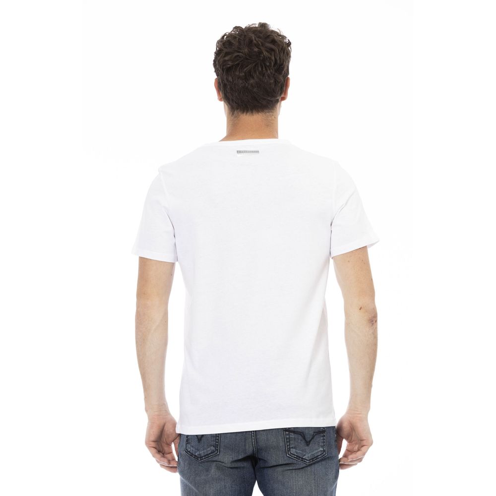 Bikkembergs Weißes Baumwolle Männer T-Shirt
