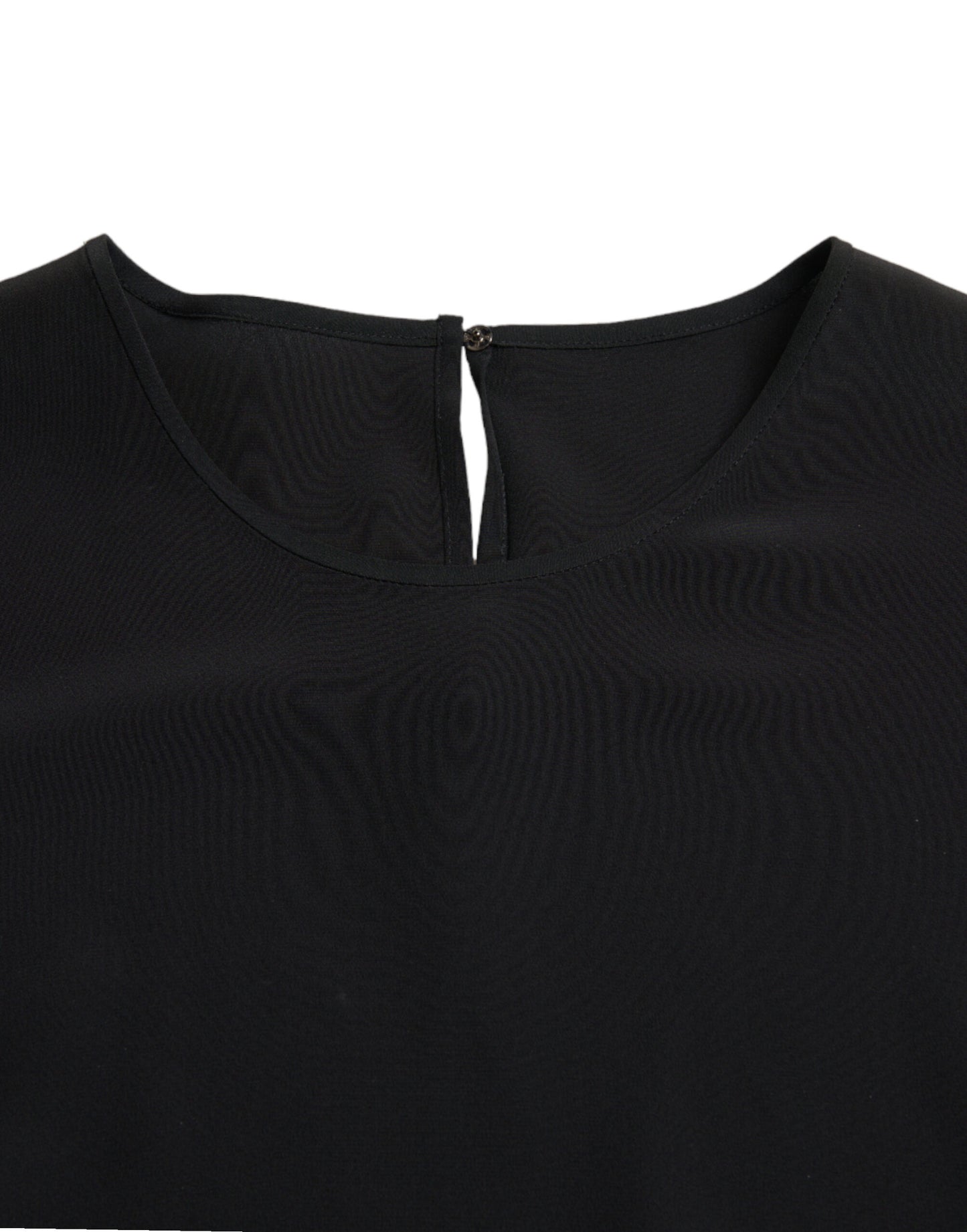 Dolce &amp; Gabbana Elegant round neck blouse in silk blend