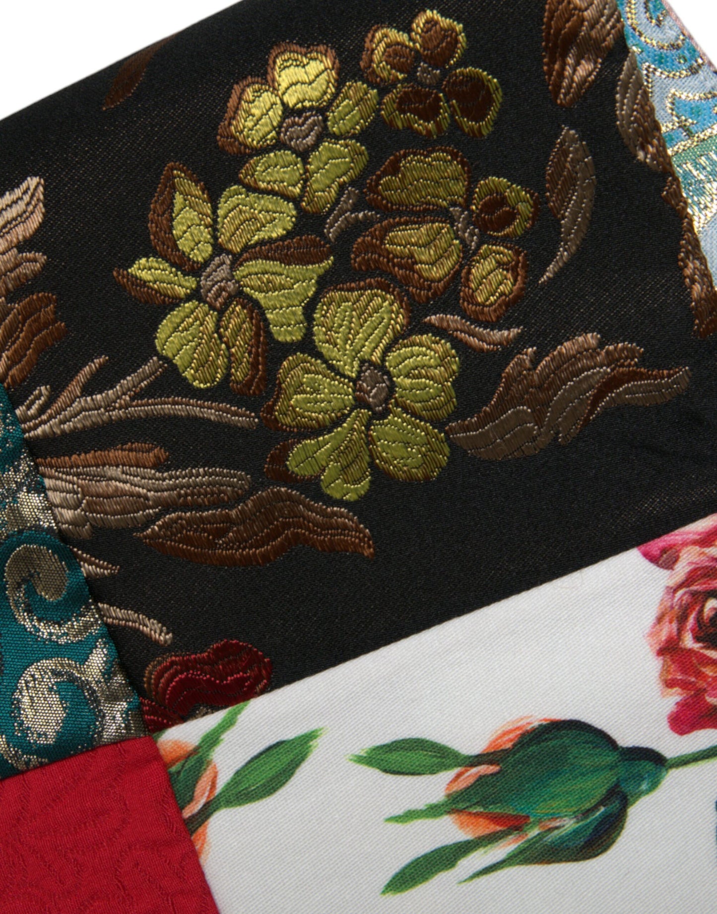 Dolce &amp; Gabbana Floral Jacquard Mini Shift Dress Masterpiece