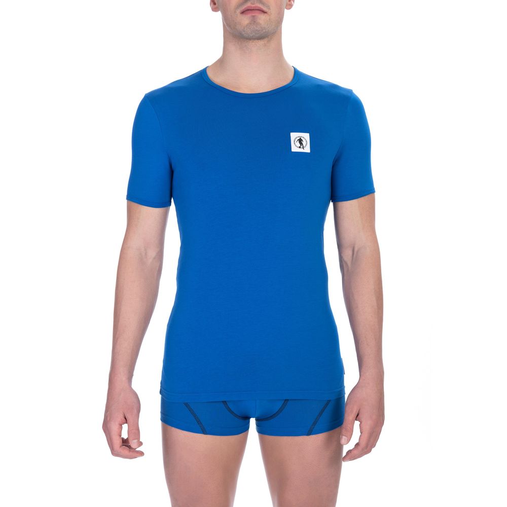 Bikkembergs Blau Baumwolle Männer T-Shirt