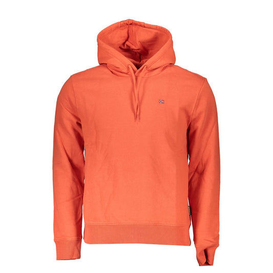 Napapijri Schickes rosa Fleece-Sweatshirt mit Kapuze