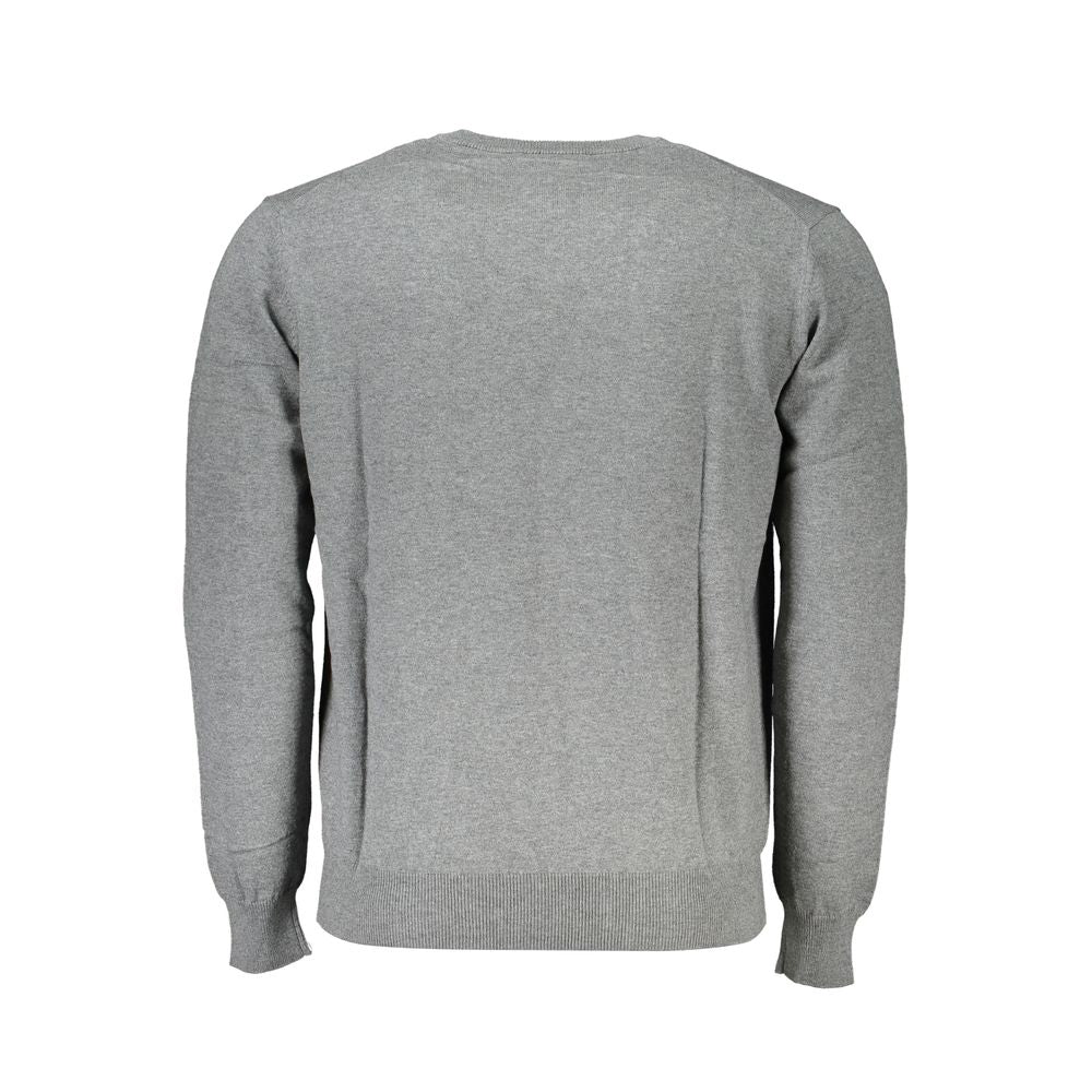 Harmont & Blaine Raffinierter Pullover mit V-Ausschnitt aus Baumwollmischung