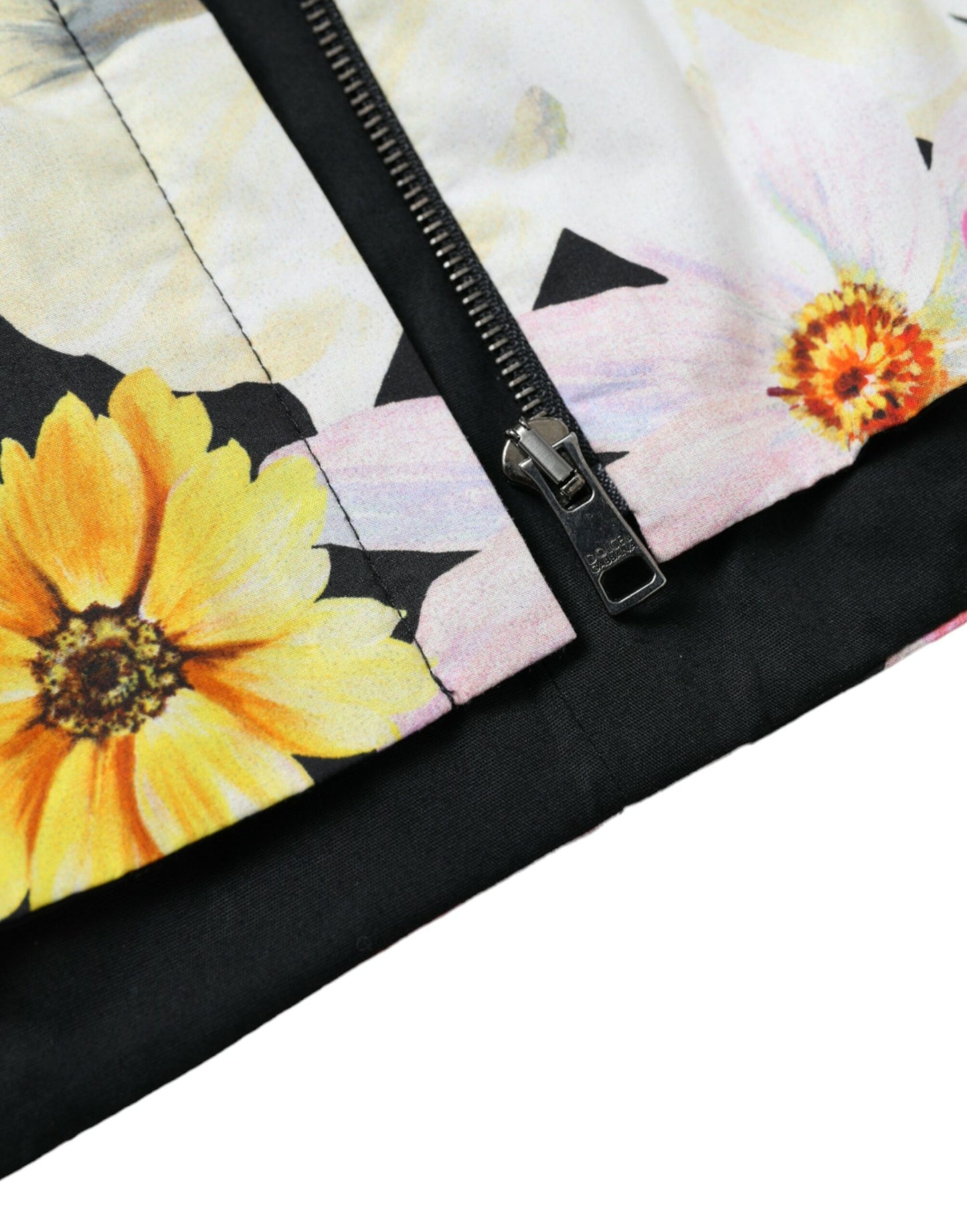 Dolce & Gabbana Multicolor Floral Ärmelloses Bustier Crop Top