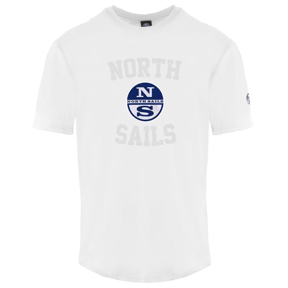 North Sails T-Shirt für Männer aus weißer Baumwolle