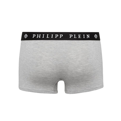 Philipp Plein Braun Baumwolle Männer Boxer Pack
