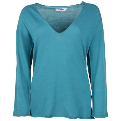 Alpha Studio Grüner Baumwollpullover