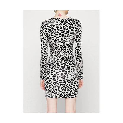 Love Moschino White Viscose Women's Dress