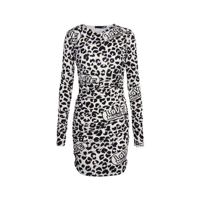Love Moschino White Viscose Women's Dress
