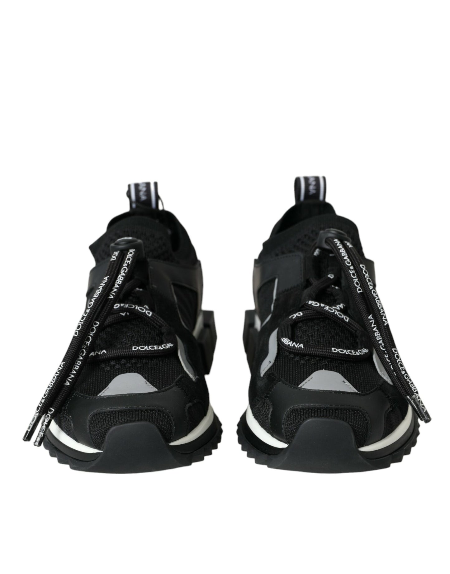 Dolce & Gabbana Schwarz Mesh Sorrento Trekking Turnschuhe Schuhe