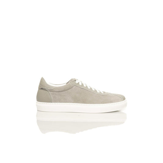 Cerruti 1881 Graues Rindsleder Herren Sneaker