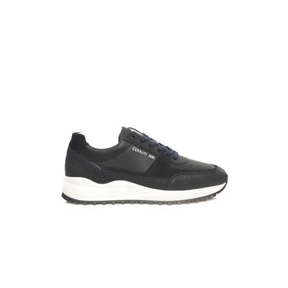 Cerruti 1881 Blaues Rindsleder Herren Sneaker