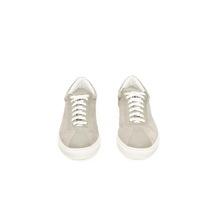 Cerruti 1881 Graues Rindsleder Herren Sneaker