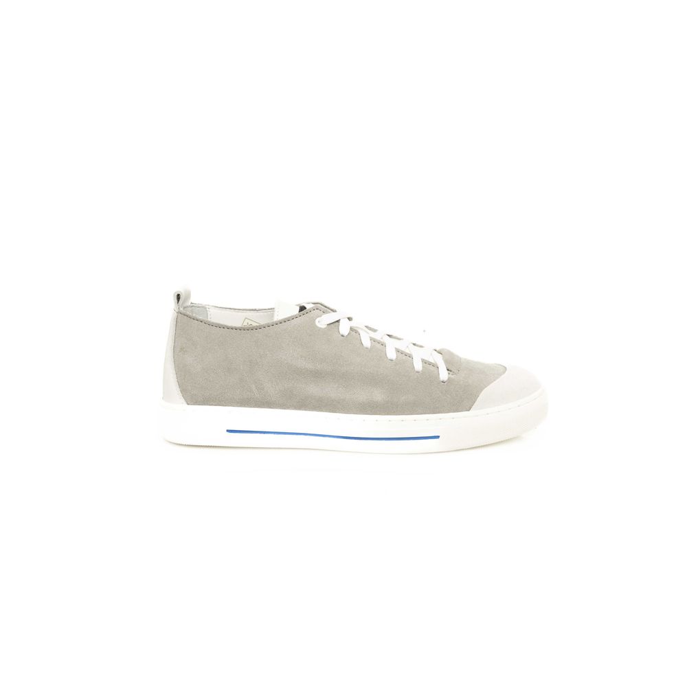 Cerruti 1881 Graues Rindsleder Herren Sneaker